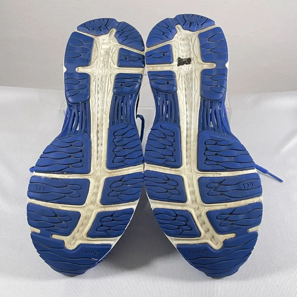 Asics Running Shoes Gel Cumulus 19 Blue Orange Women's Size 9 Sneakers T7B8N